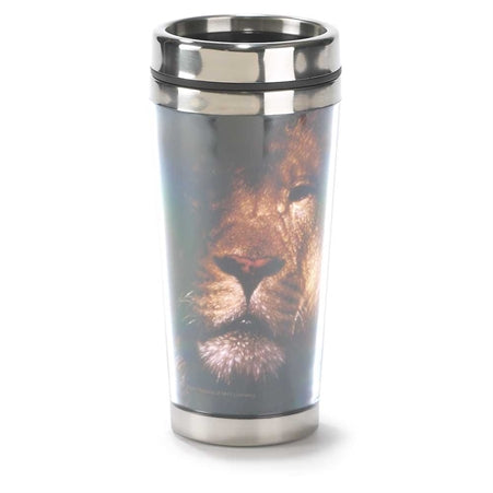 Dicksons Be Strong Pride of Lion 16 Oz. Stainless Steel Insulated Travel Mug with Lid