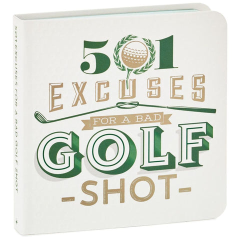 Hallmark 1BOK1510  501 Excuses for a Bad Golf Shot Book