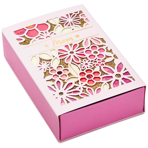 Hallmark Mother's Day Floral Small Slide-Open Gift Box for Mom