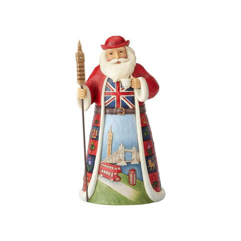 Enesco 6001452 British Santa Around the World