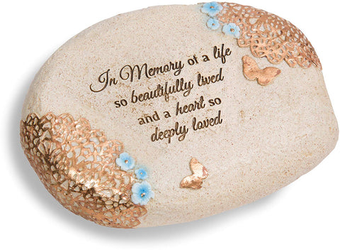 Pavilion 19142 Light Your Way in Memory Memorial Stone, 6 x 2-1/2"