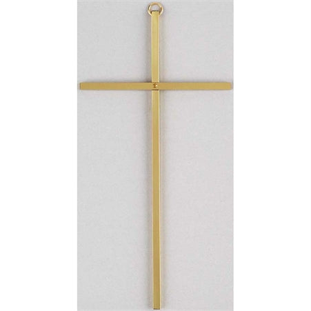 Dicksons Goldtone 8 Inch Metal Decorative Hanging Wall Cross