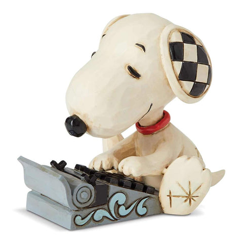 Enesco 6001298 Peanuts Snoopy Typing Mini