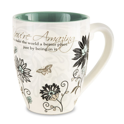 Pavilion 66335 Mark My Words "You're Amazing" Mug, 20-Ounce