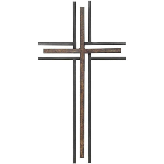 Dicksons Double Layer 16 inch Decorative Metal Wall Cross