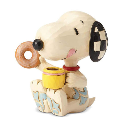 Enesco 6001297 Jim Shore Snoopy Donut & Coffee Mini
