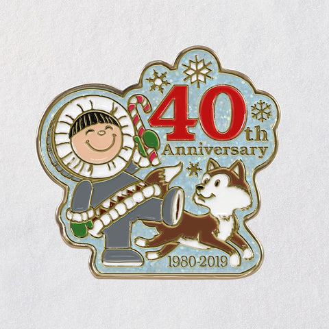 Hallmark Keepsake 2019 40 Years of Frosty Friends Collectible Enamel Pin